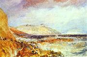 J.M.W. Turner Pendennis Castle Cornwall; Scene after a Wreck. oil painting picture wholesale